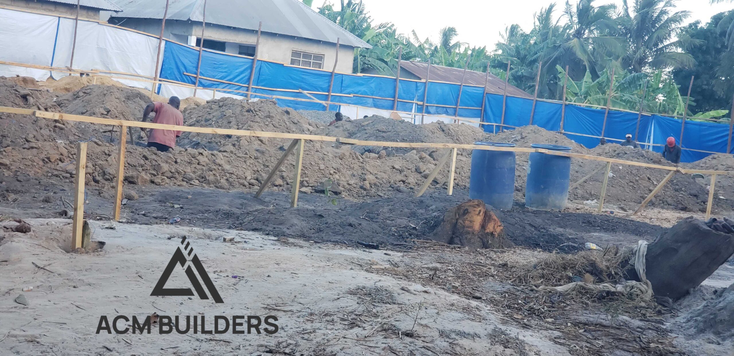 02. Excavation of foundation trenchh