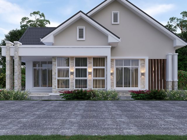 THREE BEDROOM RESIDENTIAL HOUSE